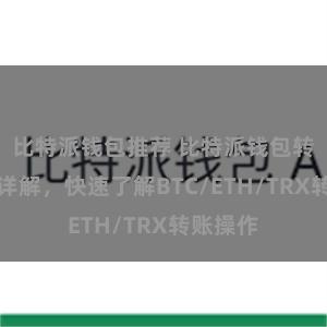 比特派钱包推荐 比特派钱包转账教程详解，快速了解BTC/ETH/TRX转账操作