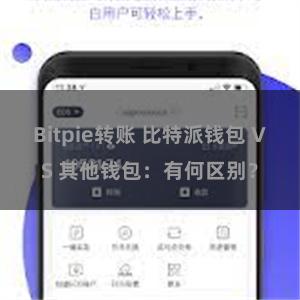 Bitpie转账 比特派钱包 VS 其他钱包：有何区别？