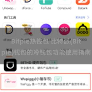 Bitpie热钱包 比特派(Bitpie)钱包的冷钱包功能使用指南