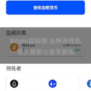 Bitpie国际版 比特派钱包官方最新公告及新闻