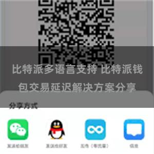比特派多语言支持 比特派钱包交易延迟解决方案分享